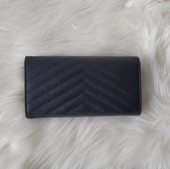 NEW YSL Matelasse Cassandre Large Flap Wallet - Picture 9 of 16